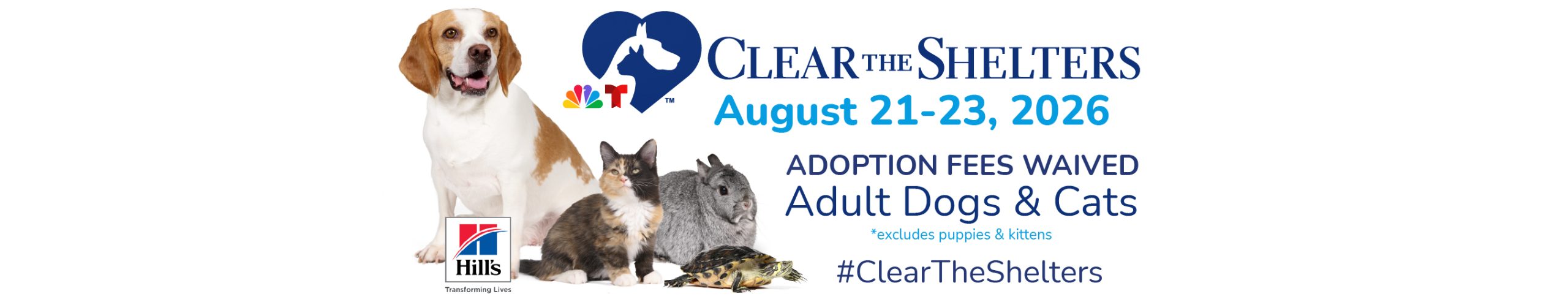 Clear the Shelters 2026